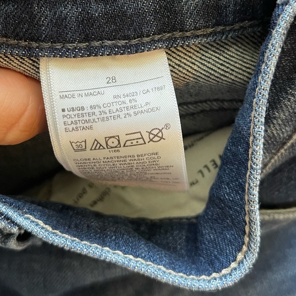 Banana Republic Ariane High Rise Slim Jeans in Dark Wash Size 28 - Picture 6 of 10